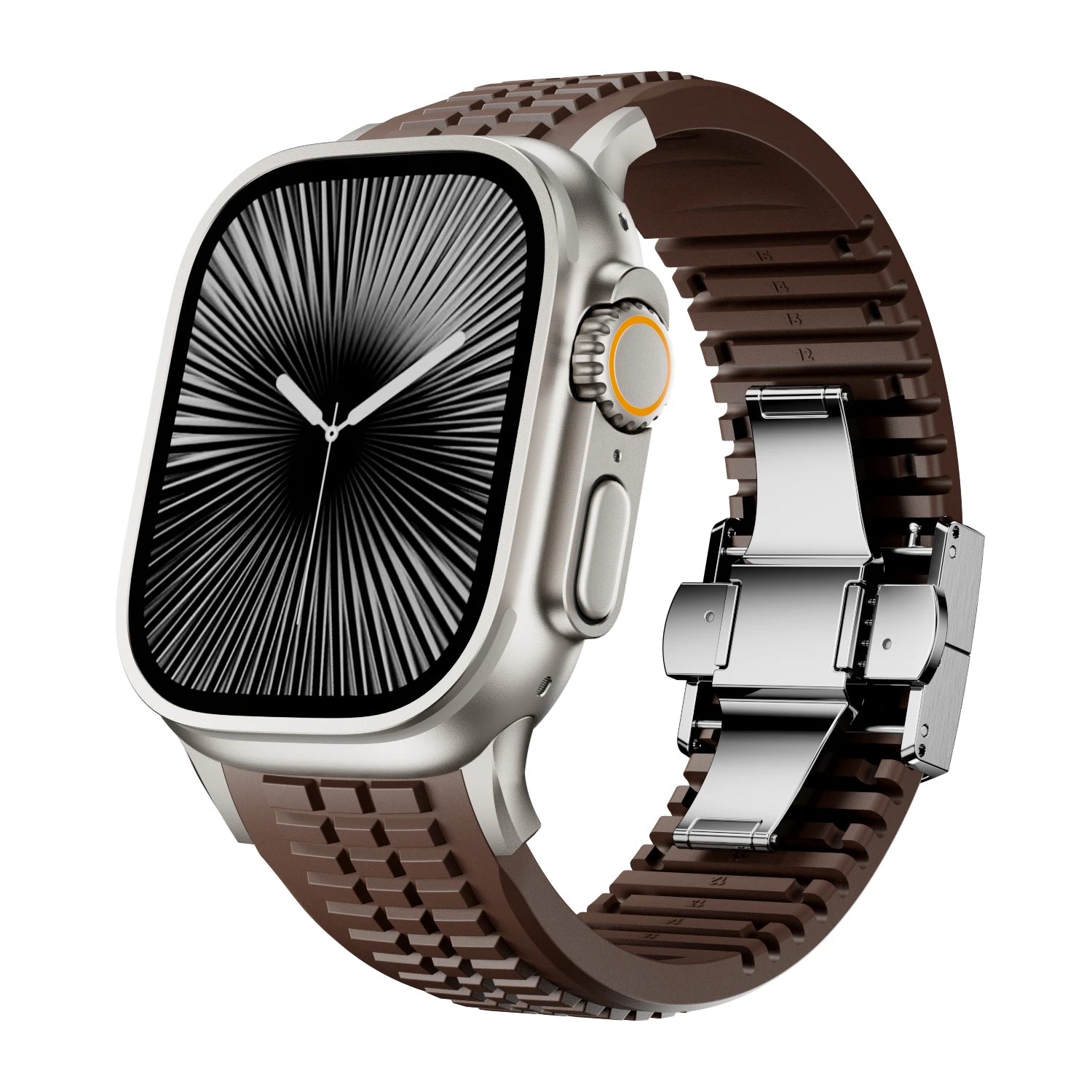 Silicone Sports Strap for Apple Watch Ultra 2/1 49mm Series 10 9 8 7 46mm 45mm 44mm Rubber Band for IWatch 6 5 4 3 42mm Bracelet